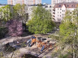 Nowy plac zabaw w Parku Andersa w Szczecinie